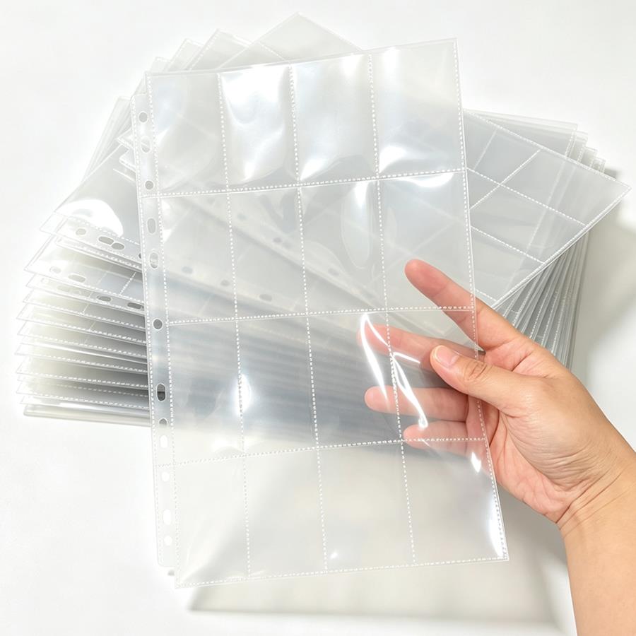 Trading Card Binder - 20/50pcs Trading Card Binder Refill Pages,