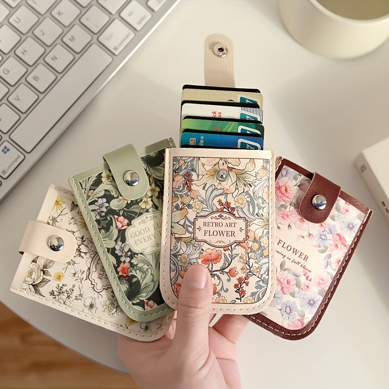 Card Top Loader - Laminated Concealed Mini Card Wallet Pull-out