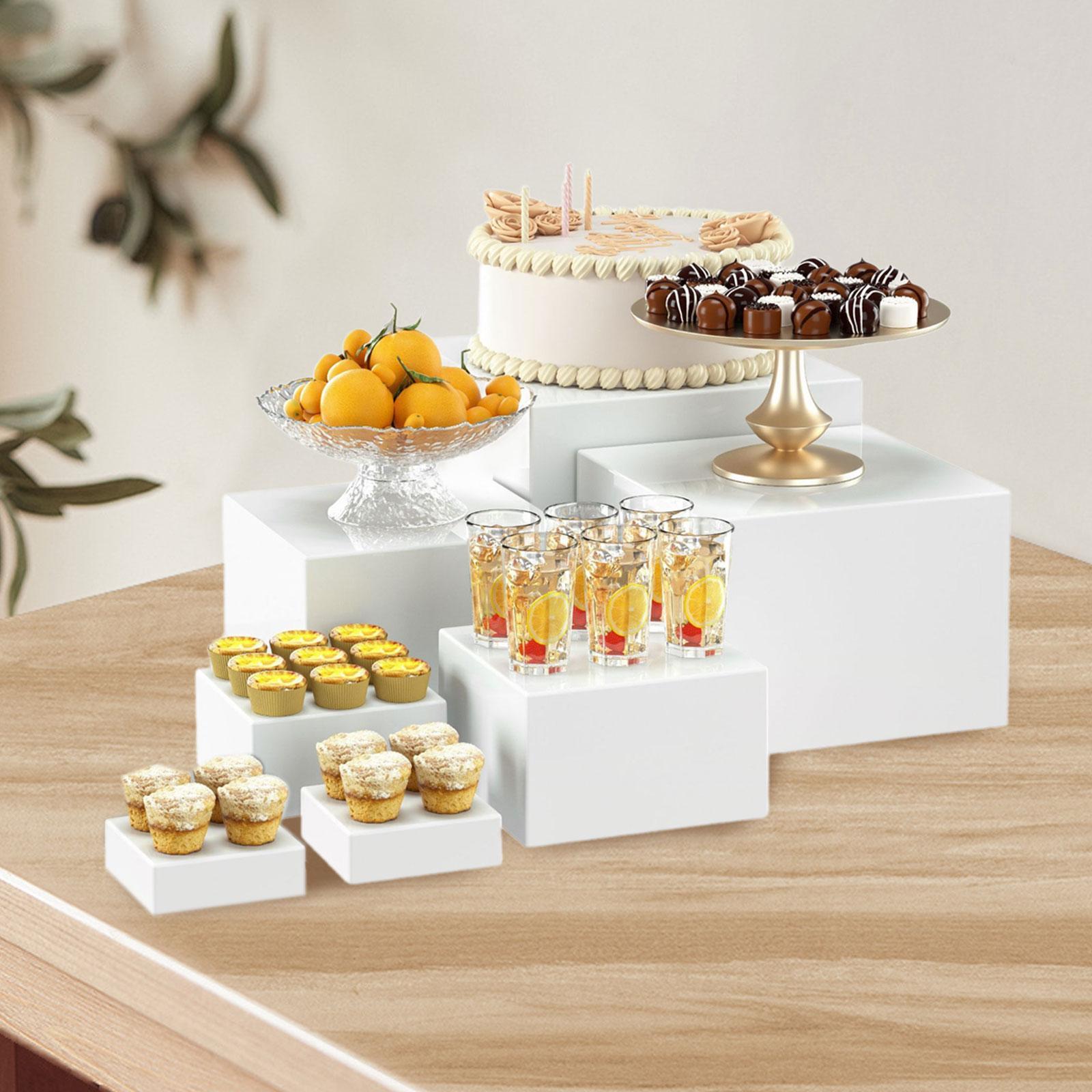 Display Risers Set - TQH 7Pcs Buffet Riser Dessert Table