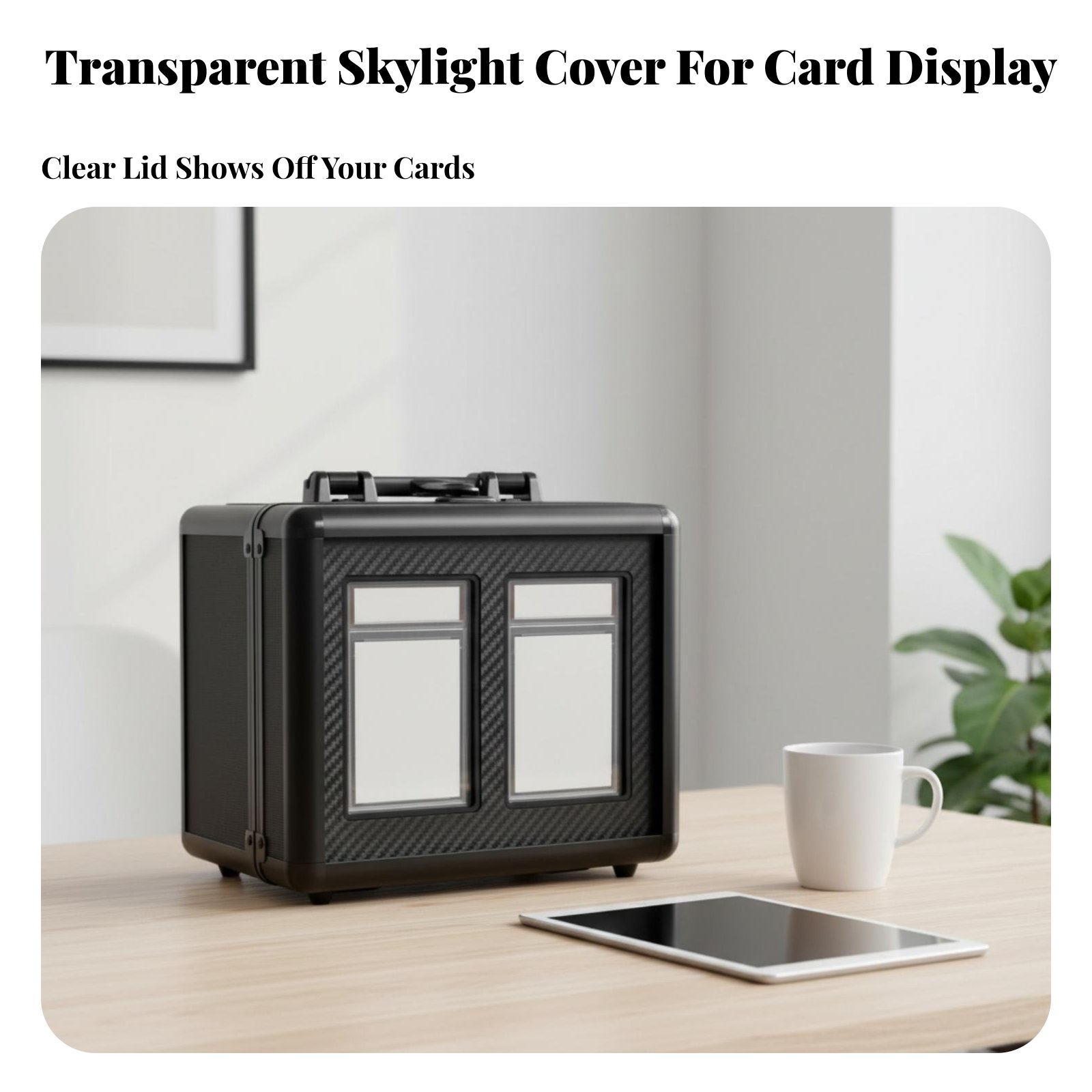Graded Card Display - PSA Card Display Box Portable with