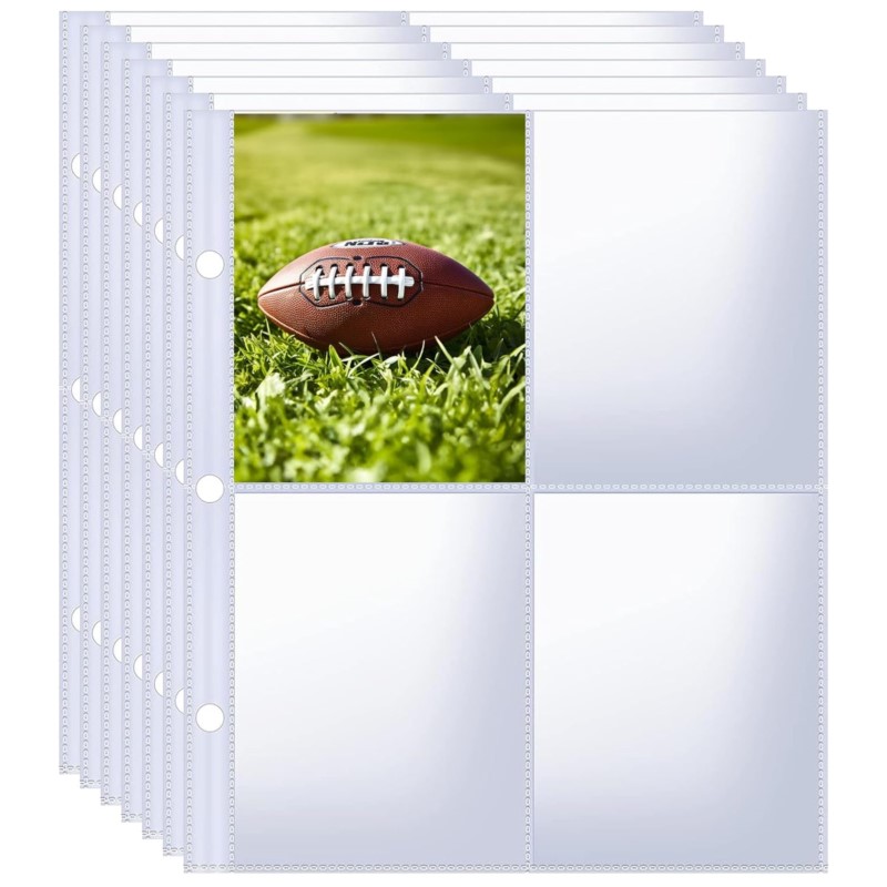 Trading Card Binder - 4 Pockets Photo Card Holder Binder