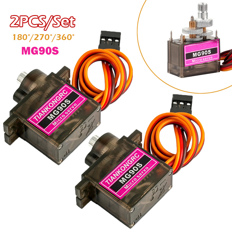 2PCS MG90S Full Metal Gear Mic - đánh giá và giá Model Airplane Plastic
