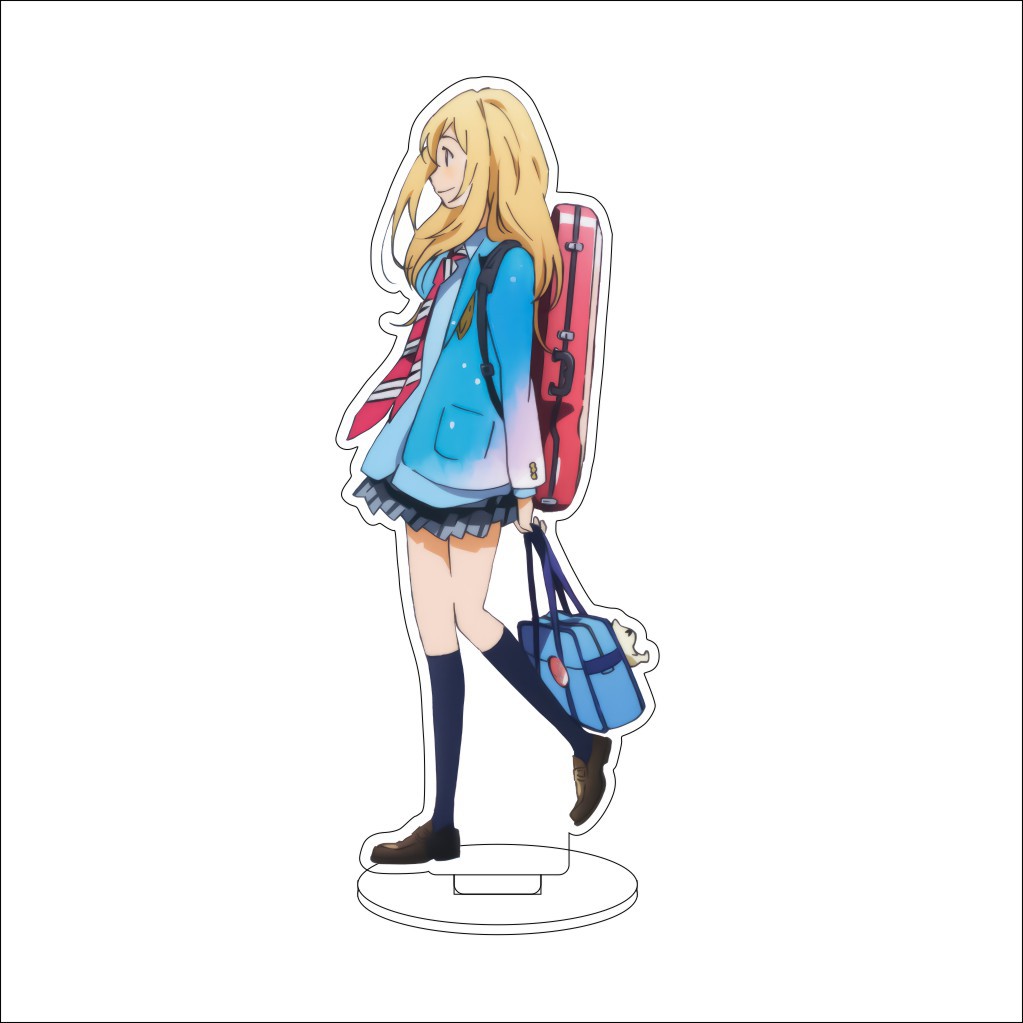 16CM Anime Your Lie in April A - đánh giá và giá Figma Stand Set