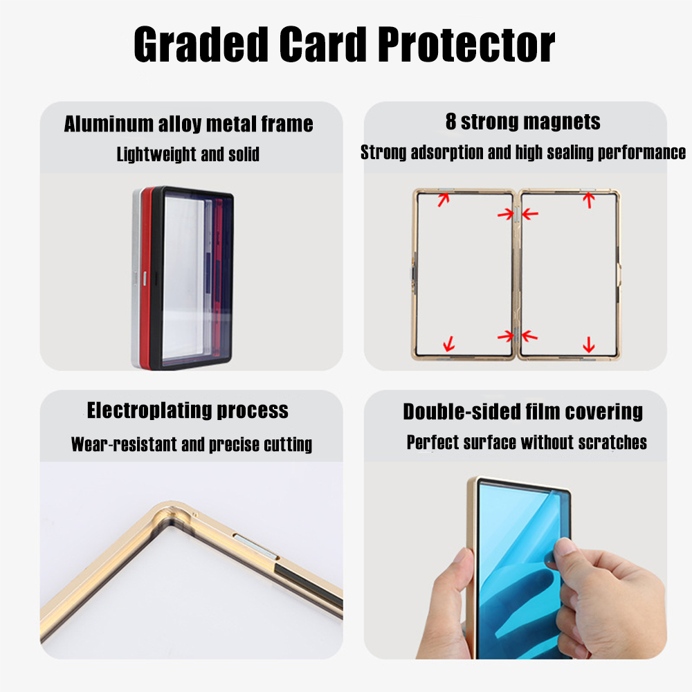 Multicolor Aluminum Alloy Grad - đánh giá và giá Graded Card Display