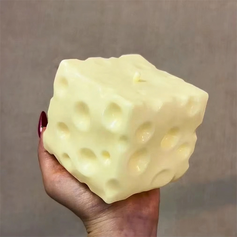 *-*Jumbo Cheese Cube Stress Ba - đánh giá và giá Fidget Cube Original