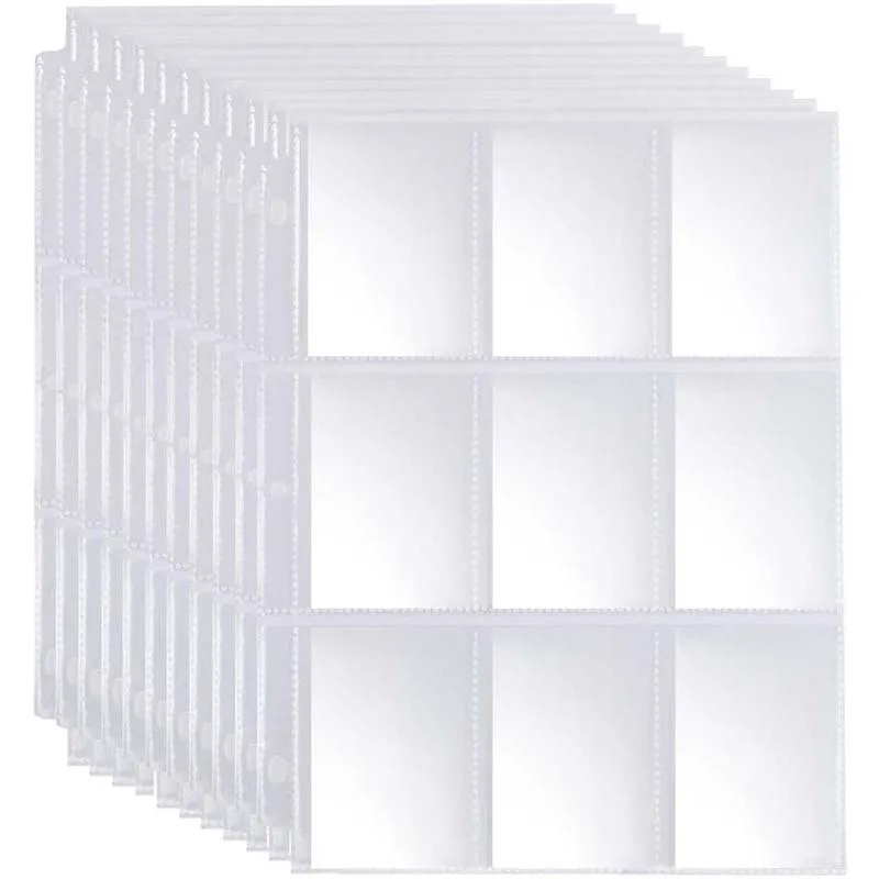 50pcs 9 Pocket Trading Gaming  - đánh giá và giá Trading Card Binder