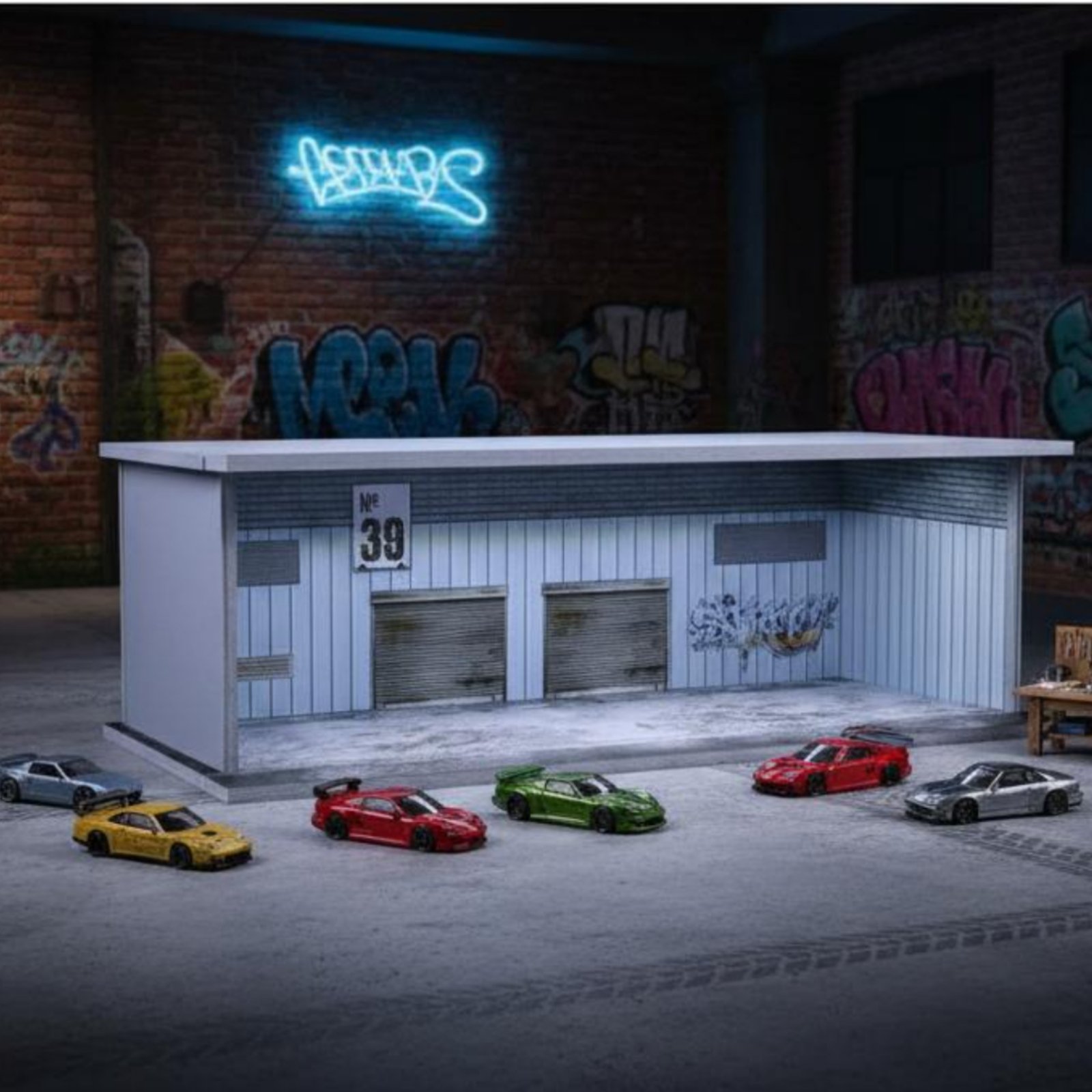 Graffiti Parking Garage Displa - đánh giá và giá Display Case Acrylic