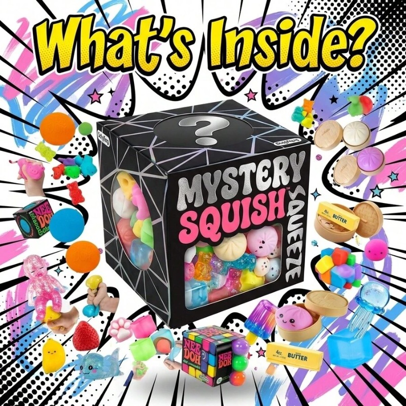 Cute Surprise Fidget Toy Stres - đánh giá và giá Mystery Box Blind Bag