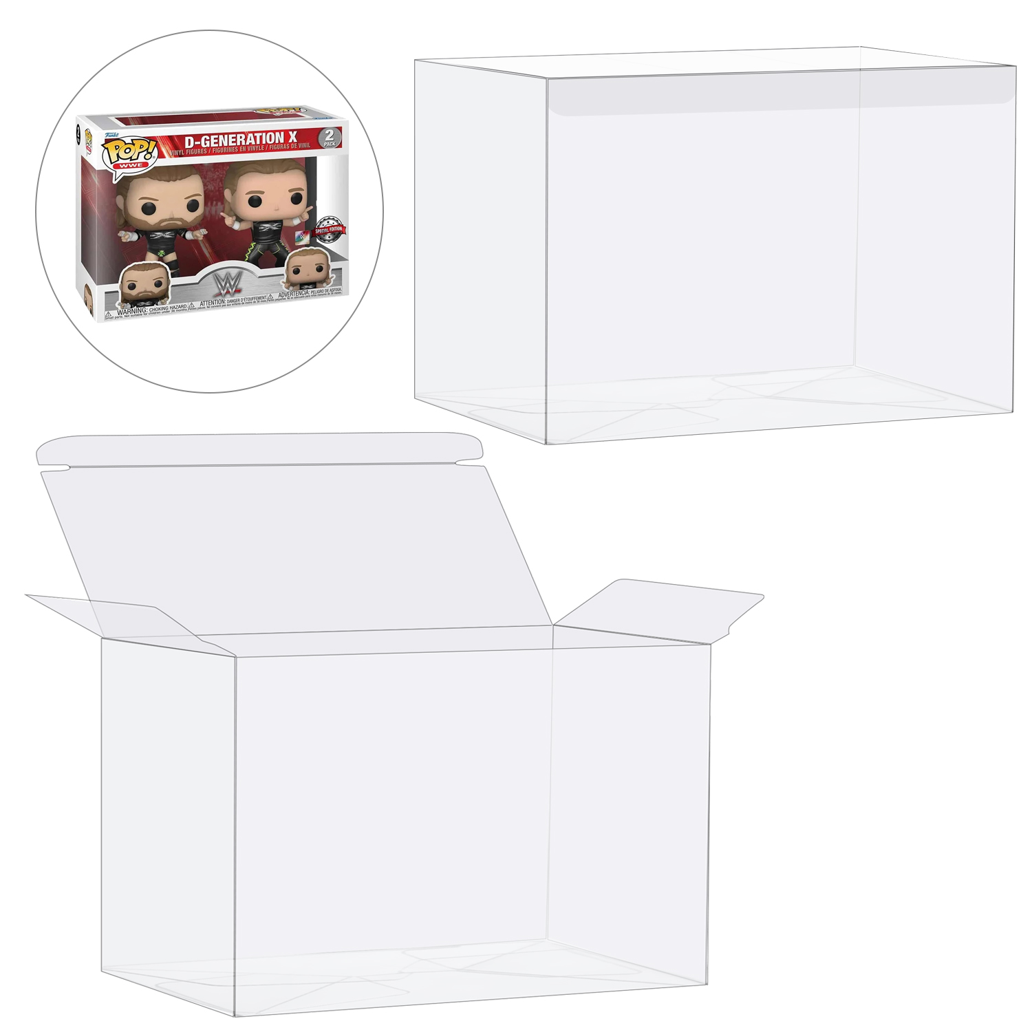 HIGOPLAY 2 in 1 Pack Protectiv - đánh giá và giá Funko Pop Protector