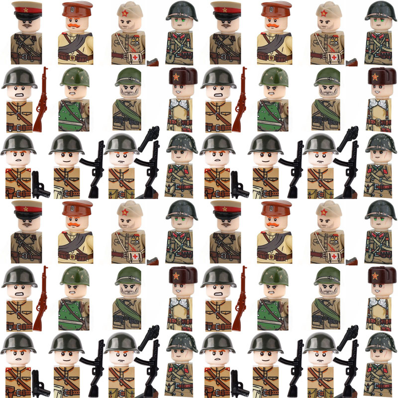 MOC Military Soviet Soldier Fi - đánh giá và giá Lego Minifigure Holder