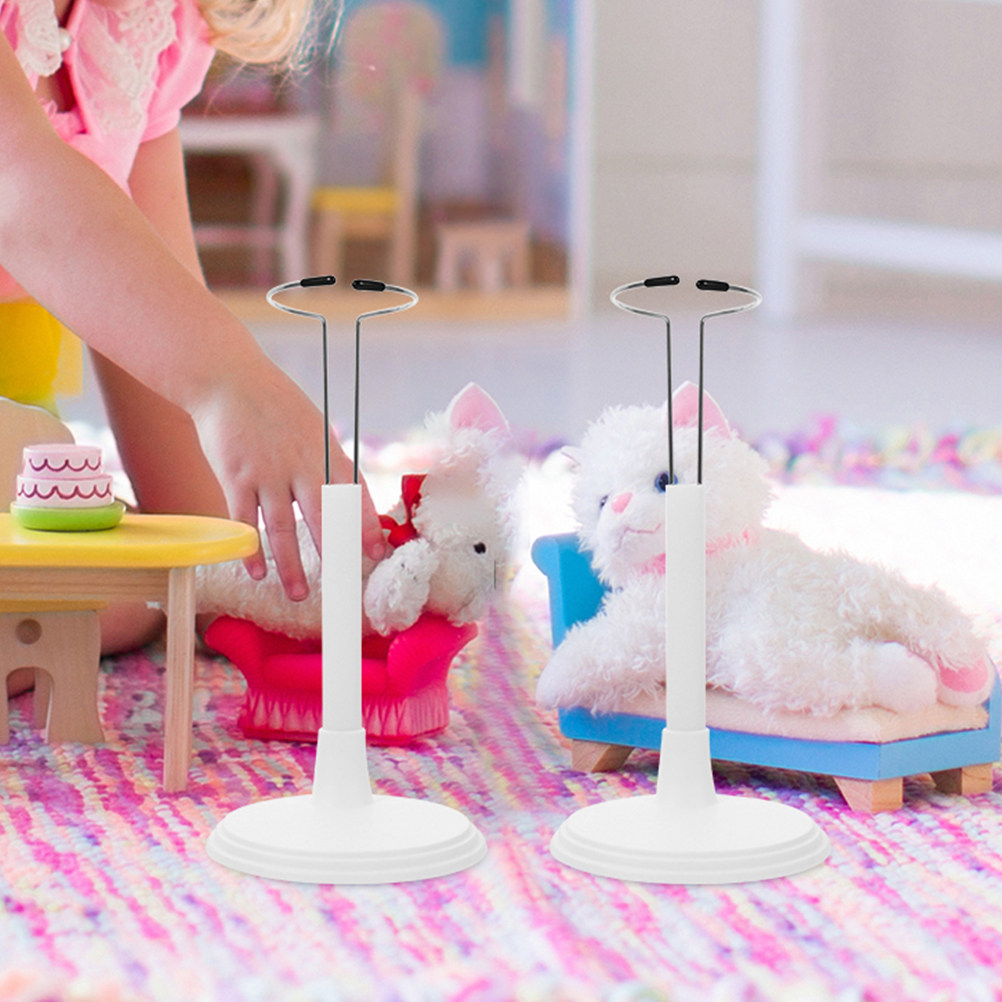 3Pcs White Plastic Adjustable  - đánh giá và giá Action Figure Stand