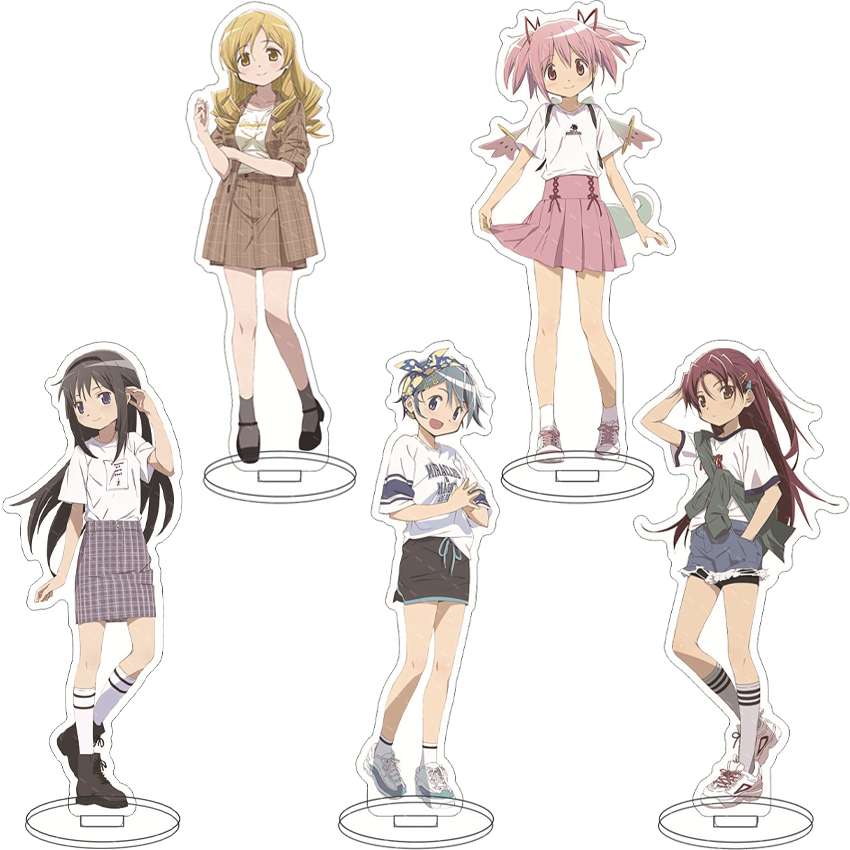 16CM Anime Figure Puella Magi  - đánh giá và giá Figma Stand Set