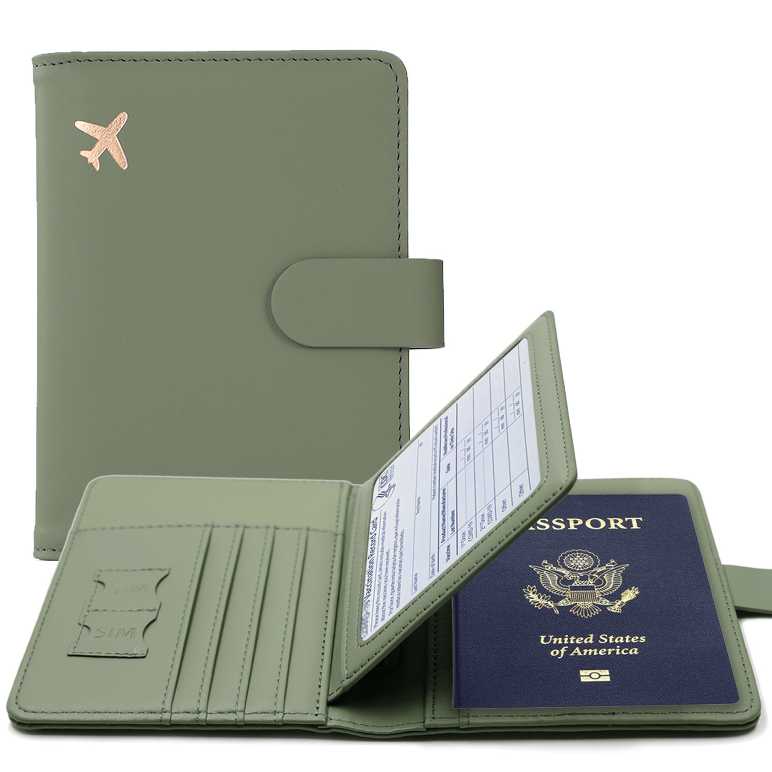 RFID Passport Cover Case Passp - đánh giá và giá Card Top Loader