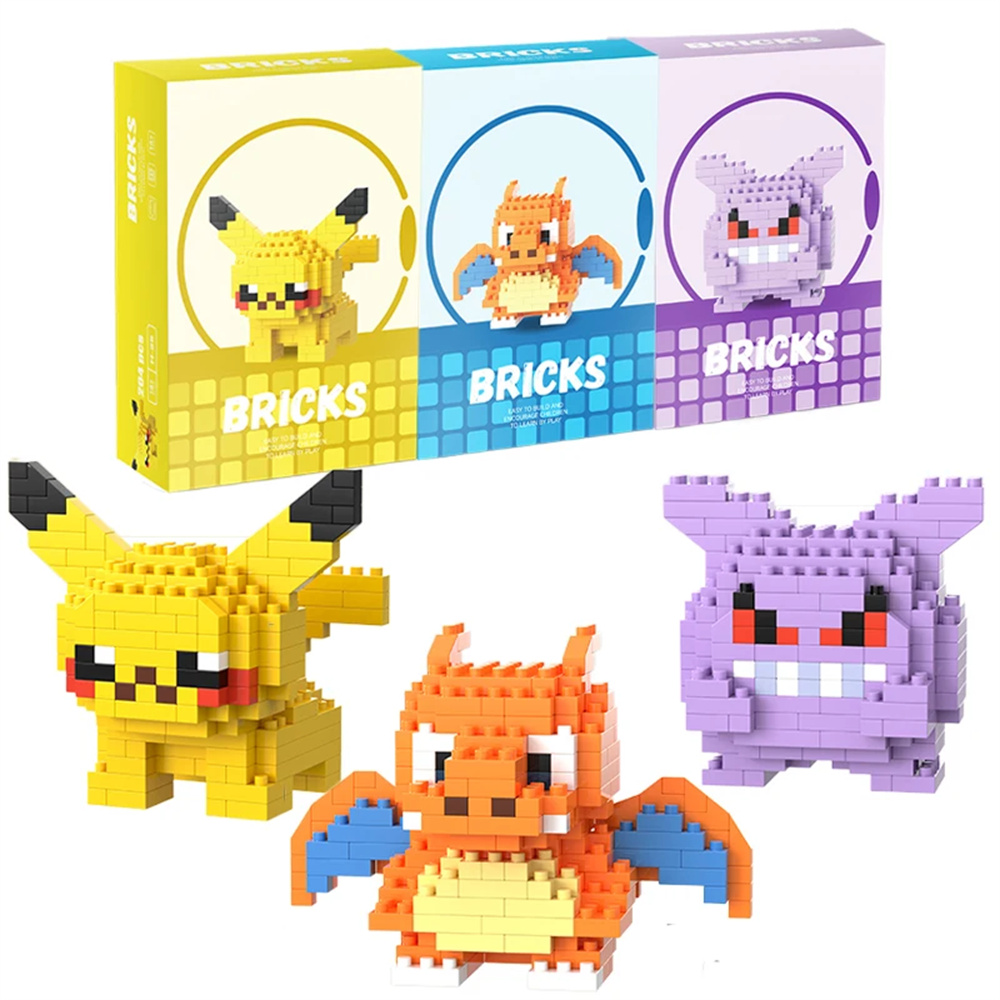 Pokemon Micro Building Blocks  - đánh giá và giá Building Block Mini