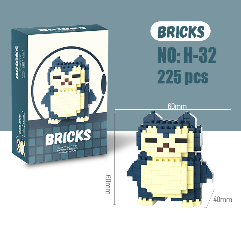 Pokemon Micro Building Blocks  - đánh giá và giá Building Block Mini