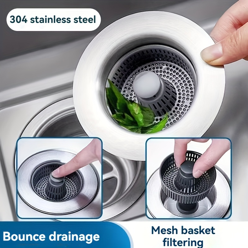 3 in 1 Kitchen Sink Drain Stra - đánh giá và giá Pop Display Shelf