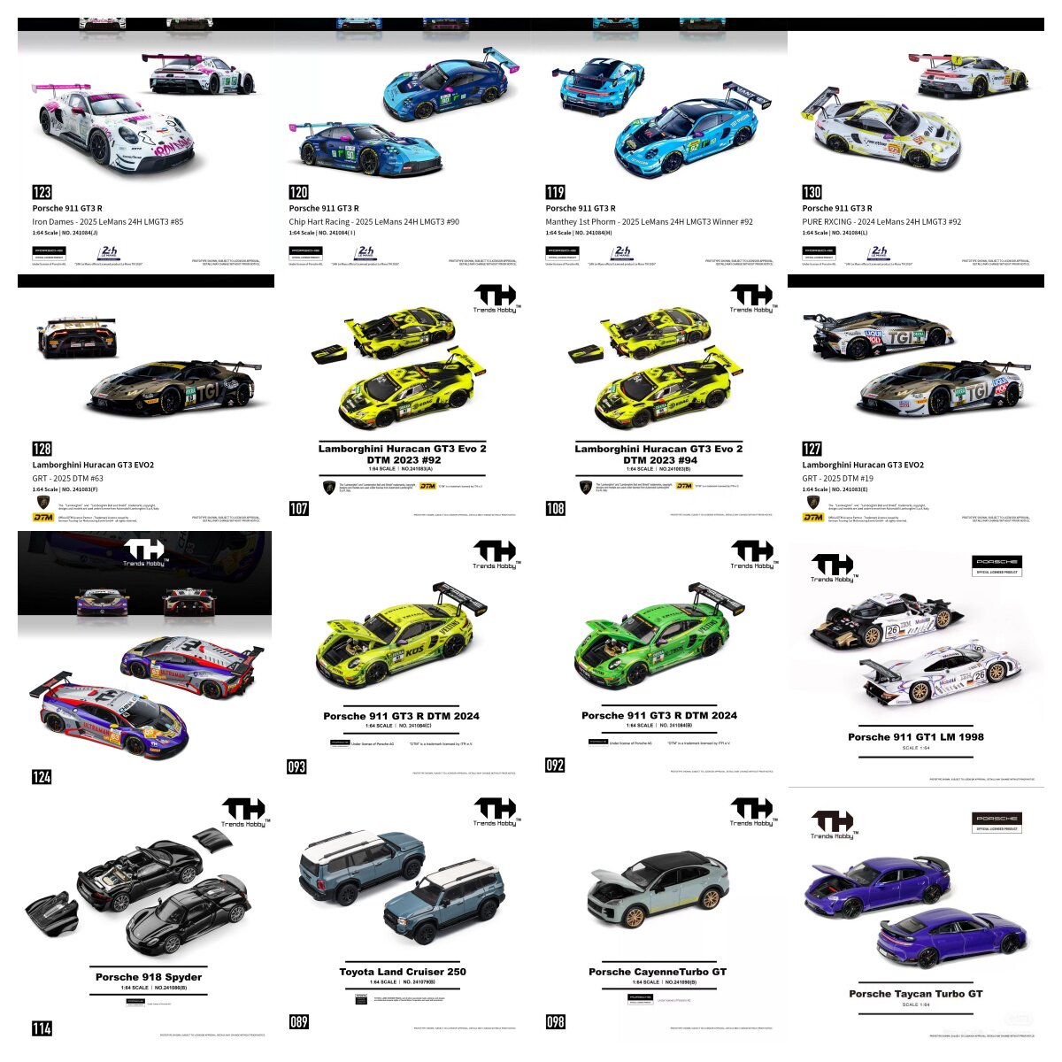 TH 1/64 Porsche 911 GT3 R LeMa - đánh giá và giá Die Cast Car 1 64