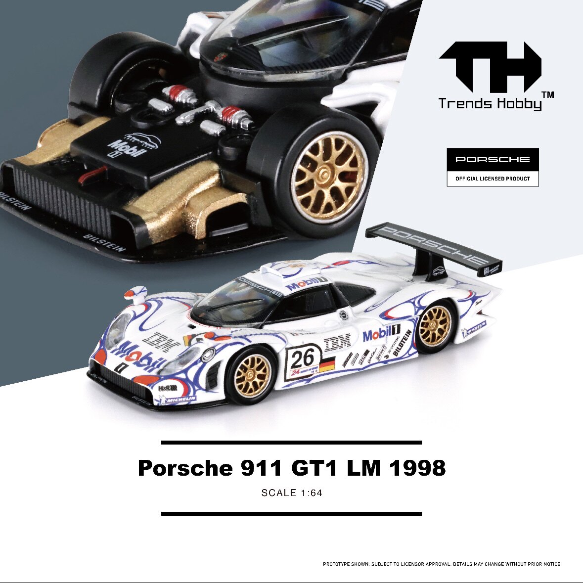 TH 1/64 Porsche 911 GT3 R LeMa - đánh giá và giá Die Cast Car 1 64