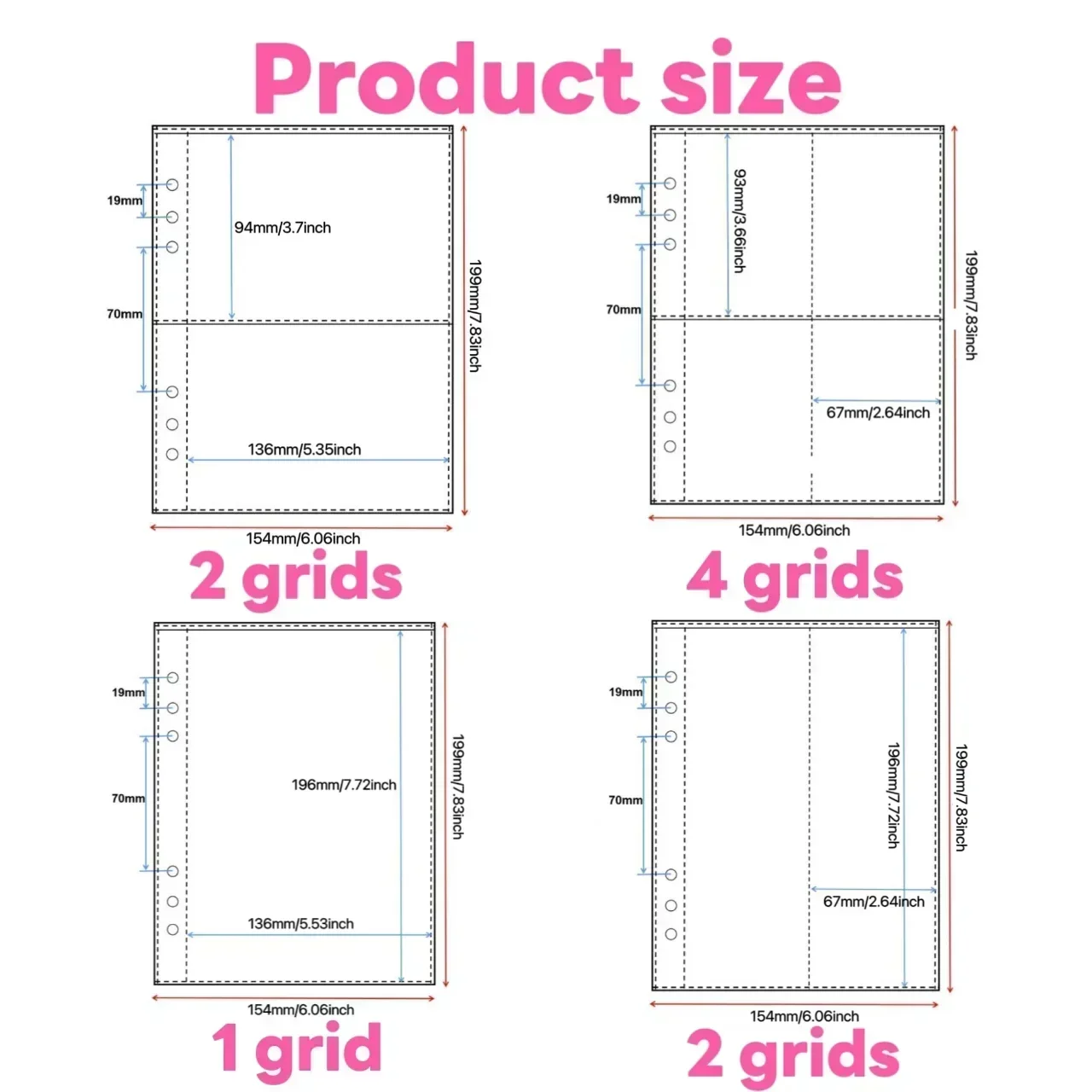 1-4 Grid Transparent Photocard - đánh giá và giá Trading Card Binder