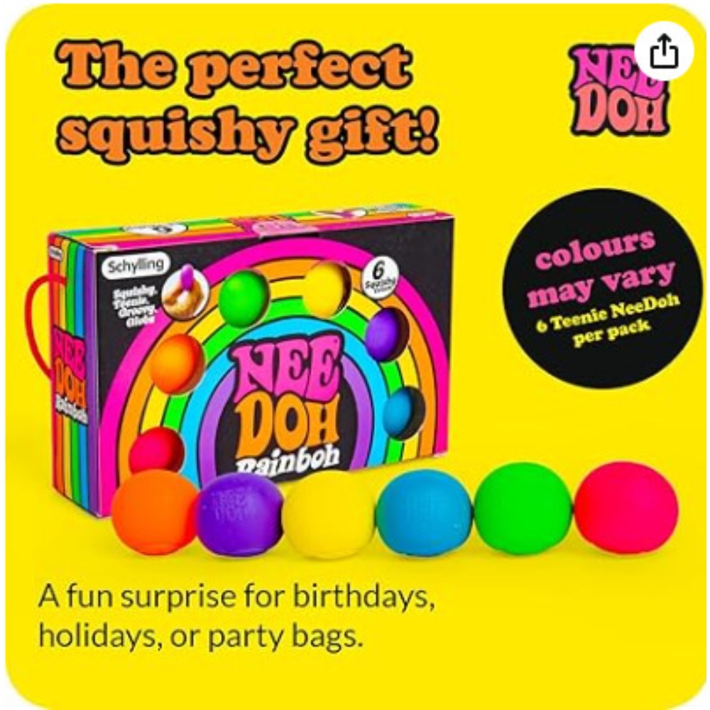 New Schylling Needoh Rainbow T - đánh giá và giá Mystery Box Blind Bag