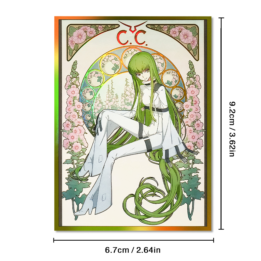 60PCS Standard Size Anime Card - đánh giá và giá Graded Card Display