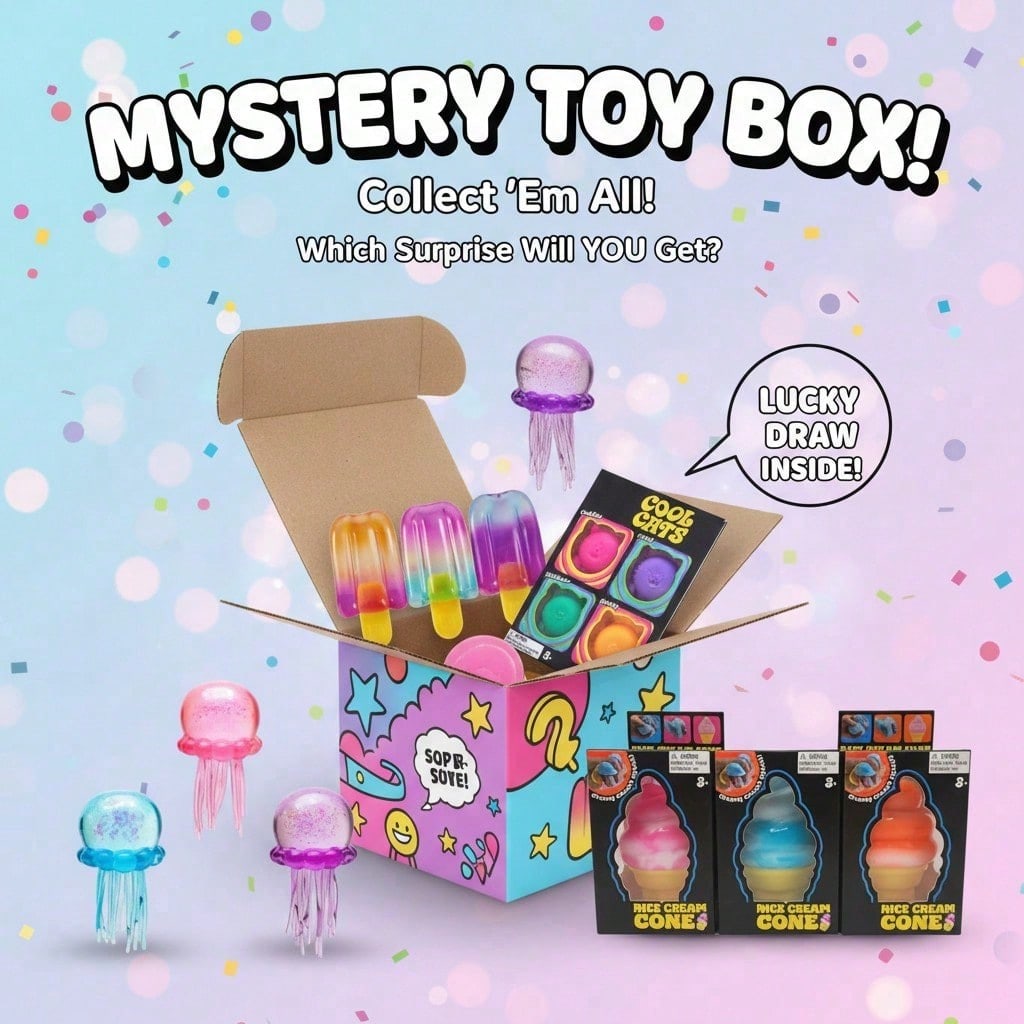 100+ Pieces Assorted Squishy F - đánh giá và giá Mystery Box Blind Bag