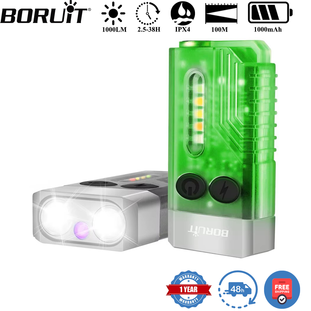 BORUiT V10 Keychain UV LED EDC - đánh giá và giá Fidget Cube Original