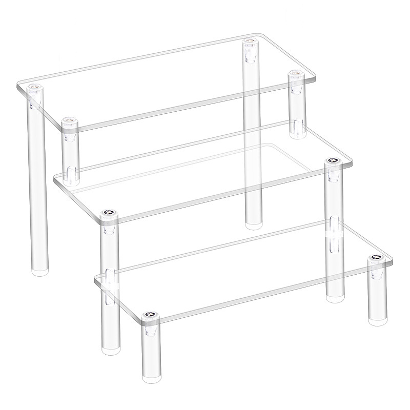 1-4 Tier Acrylic Display Stand - đánh giá và giá Pop Display Shelf