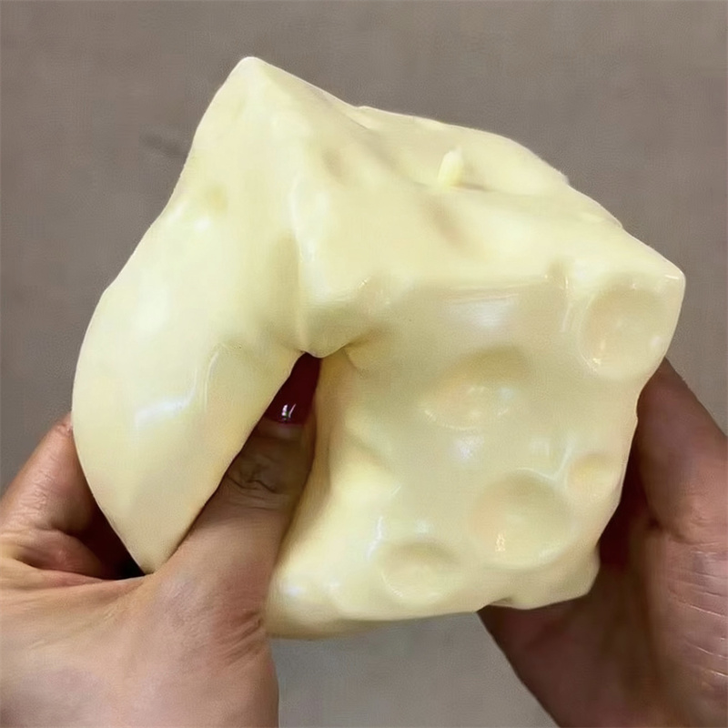 *~*-Jumbo Cheese Cube Stress B - đánh giá và giá Fidget Cube Original