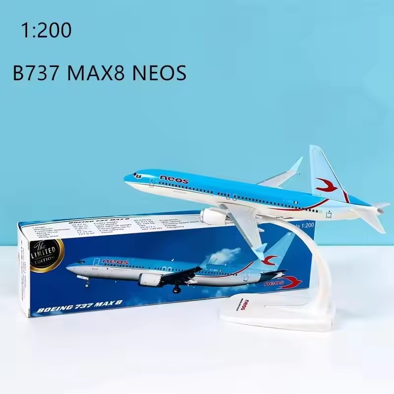 1:200 Scale B737 MAX8 Neos Air - đánh giá và giá Model Airplane Plastic