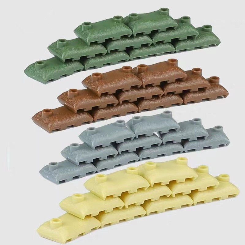 50PCS MOC Military Sandbag Bui - đánh giá và giá Lego Minifigure Holder