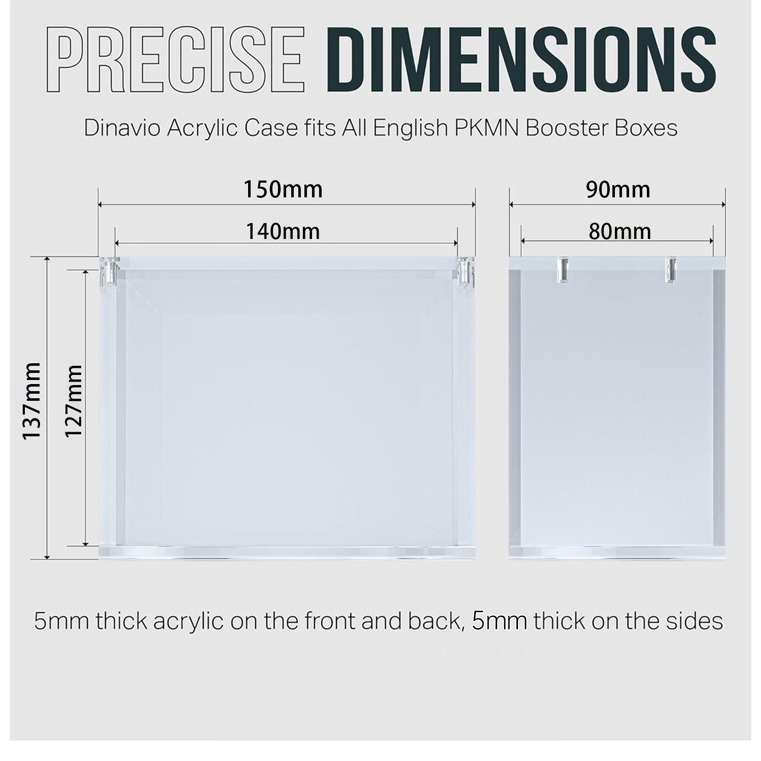 99% UV protection Magnetic Mod - đánh giá và giá Display Case Acrylic