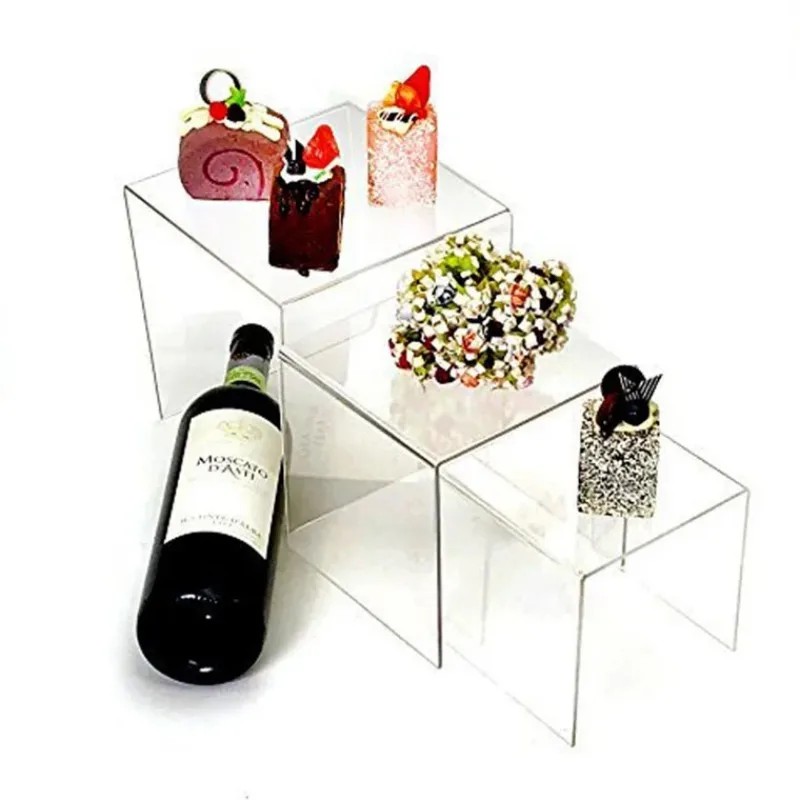6pcs/Set Acrylic Display Stand - đánh giá và giá Display Risers Set