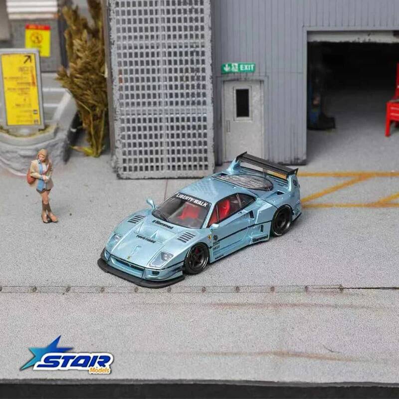 STAR 1:64 LBWK F40 Ice Blue Ma - đánh giá và giá Die Cast Car 1 64