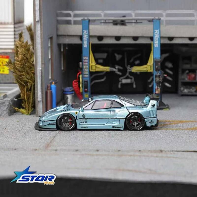 STAR 1:64 LBWK F40 Ice Blue Ma - đánh giá và giá Die Cast Car 1 64