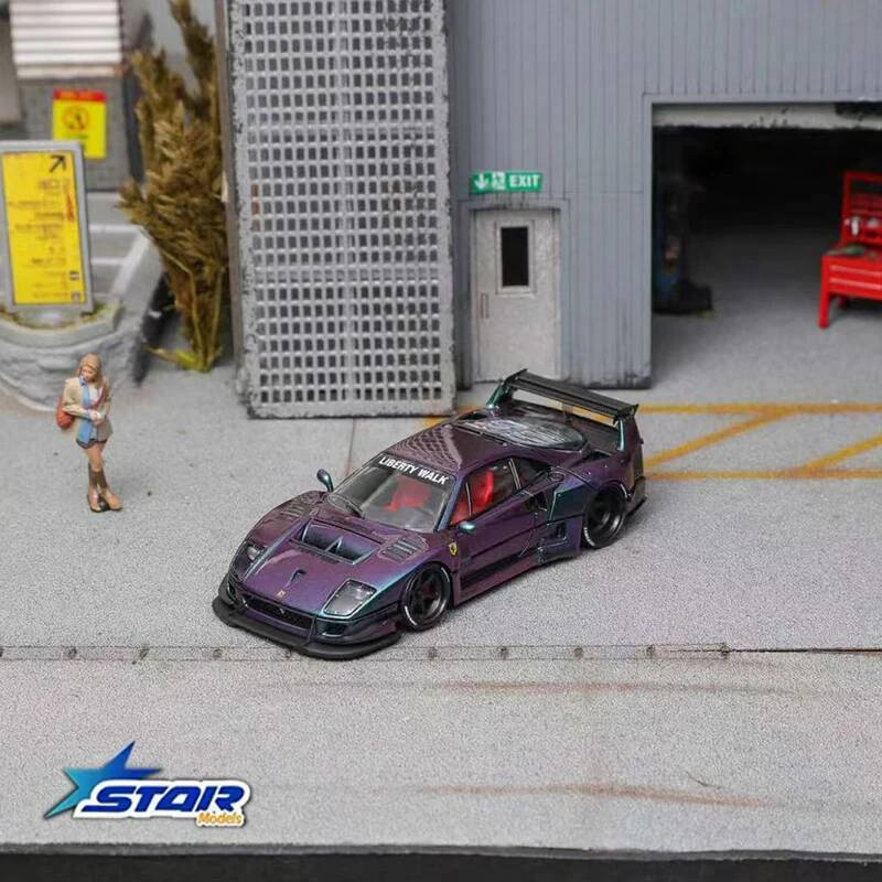 STAR 1:64 LBWK F40 Ice Blue Ma - đánh giá và giá Die Cast Car 1 64