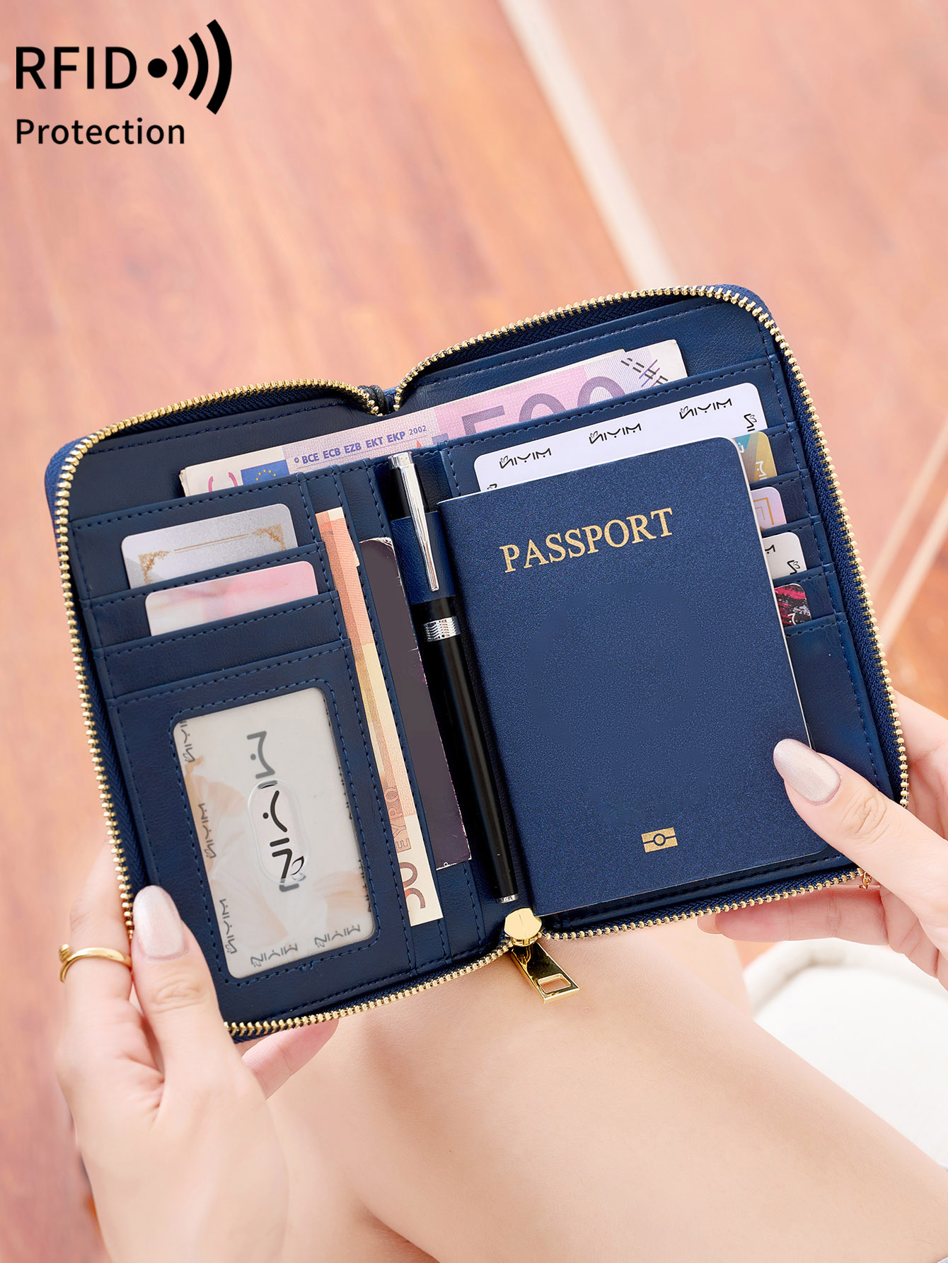 RFID Shielded Passport Holder  - đánh giá và giá Card Top Loader