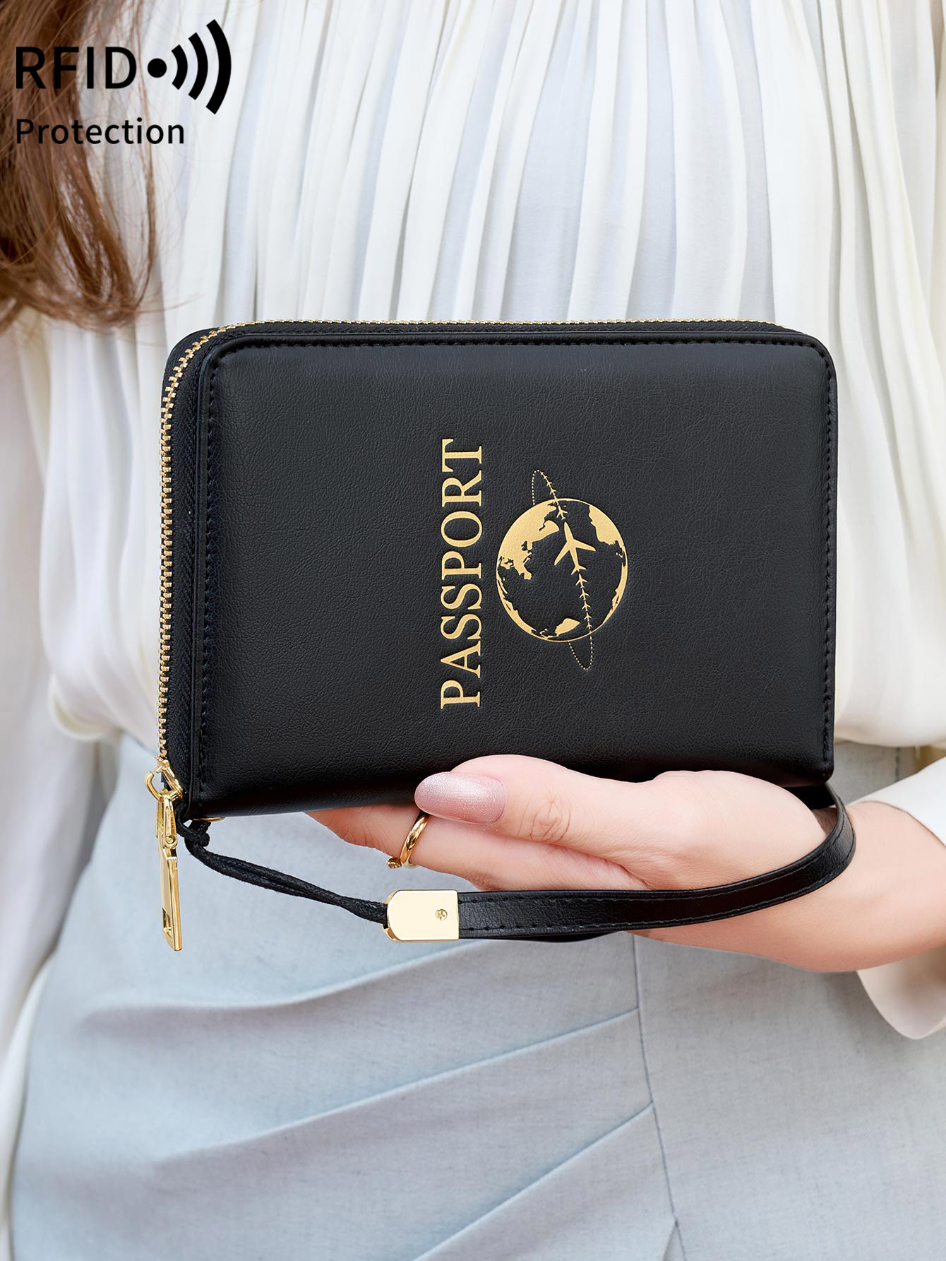 RFID Shielded Passport Holder  - đánh giá và giá Card Top Loader