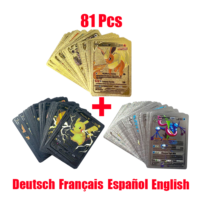 81-15Pcs Pokemon Cards Gold Si - đánh giá và giá Pokemon Binder Card