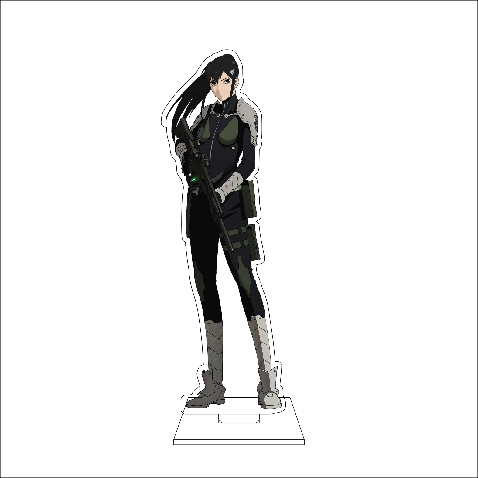 16CM Anime Kaiju No.8 Cosplay  - đánh giá và giá Figma Stand Set