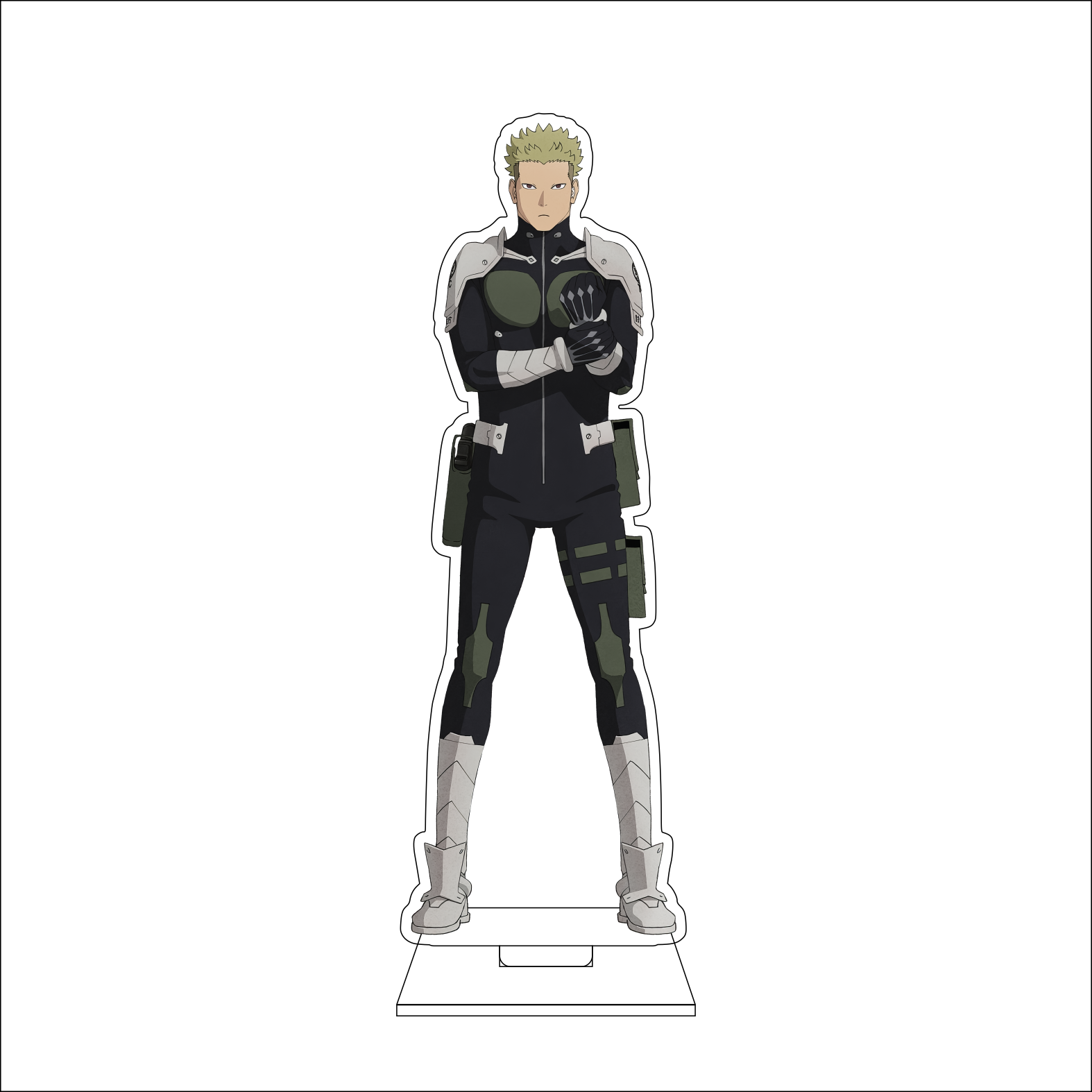 16CM Anime Kaiju No.8 Cosplay  - đánh giá và giá Figma Stand Set