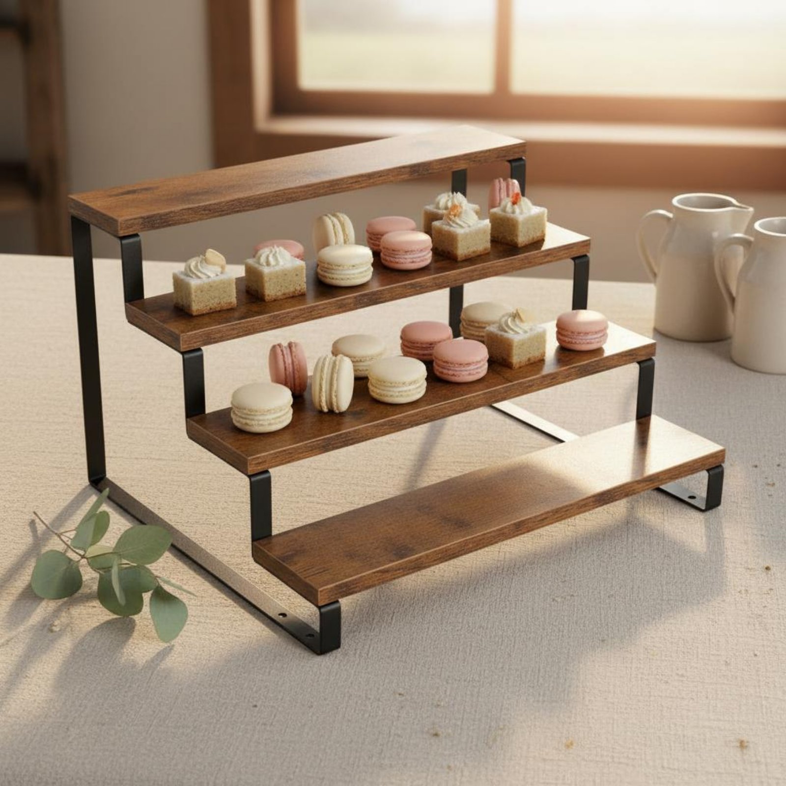 4 Tier Display Riser Space Sav - đánh giá và giá Display Risers Set