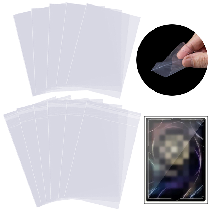 100/200pcs Card Sleeves 65x90m - đánh giá và giá Card Penny Sleeve