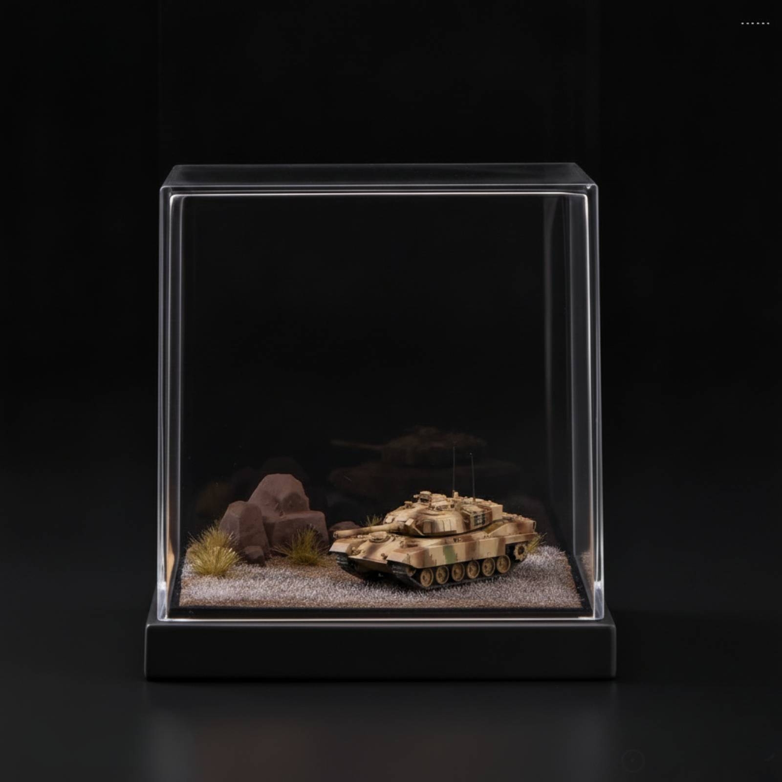 Diorama Base with Acrylic Cove - đánh giá và giá Display Case Acrylic